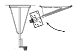 Side Fold Ceiling Suspended Basketball Backstop