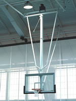 UCONN - White Basketball Backstop