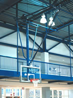 Duke University - Blue Ceiling Suspended Backstop